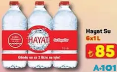 HAYAT SU 6X1 L fiyat ve kampanya bilgisi